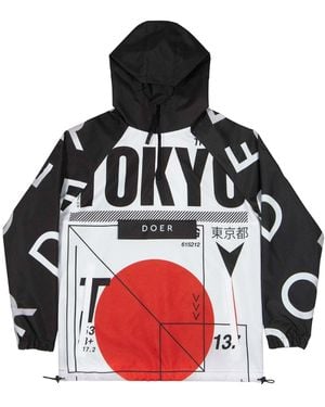 mysimplicated Water Repellent Windbreaker Tokyo Design W - Red