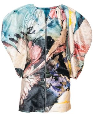 ARTISTA Angie Zipped Mini Dress - Blue