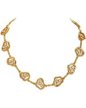 Dhwani Bansal Terra Choker With Enamel - Metallic