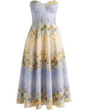 Yumi Kim Jen Linen Dress - Blue
