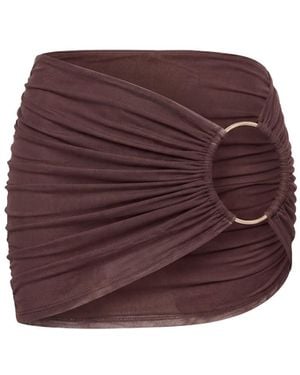 Khéla the Label Don'T Ring Twice Mesh Skirt - Purple