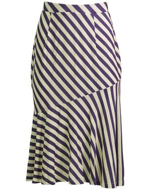Kristinit Stripe Riviera Skirt - Blue