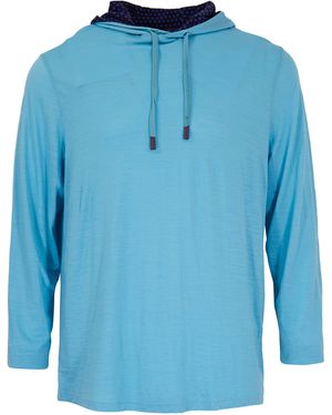 lords of harlech Hugo Hoodie - Blue