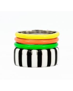 Pinnole Soda Pop Ring Stack - Yellow