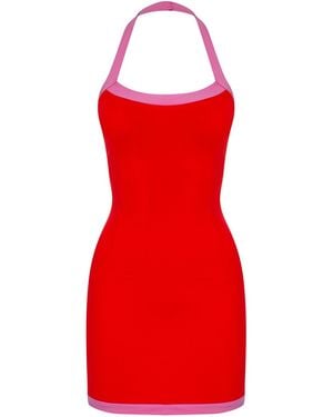 Herfetch Mini Cosmopolitan Dress - Red