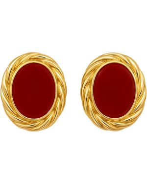 The Perfect Hoop The Cielo Earring - Red