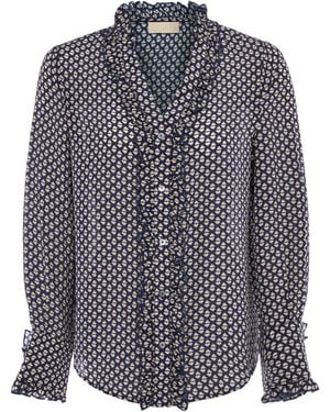 Guinea London Print Shirt - Blue