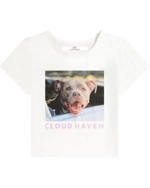 Cloud Haven Signature Freedom Ride Tee - White