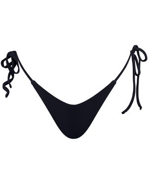 Mihara Kehlani Thong Bikini Bottoms - Blue