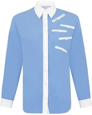 Ma Mulier Filet Shirt - Blue
