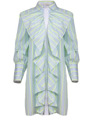 Helene Galwas Iris Dress - Blue