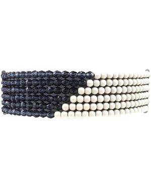 Fairchild Baldwin Masai Choker Necklace - Blue