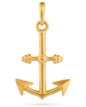 7879 Anchor Pendant - Metallic