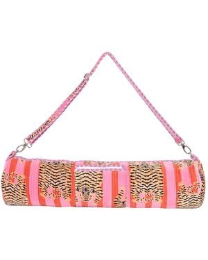 Conscious Yoga Collective Neutrals The Velvet Tibetan Tiger Yoga Bag - Red