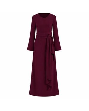 Rayan The Tie Dress - Purple