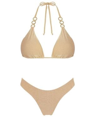 Aguaclara Doree Triangle Top - Metallic