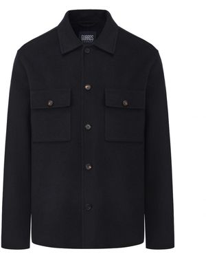 Guards London Oliver Blind-Seam Overshirt - Blue
