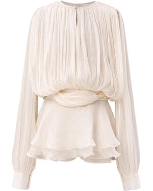 Centre Piece Julia Mini Dress - Natural