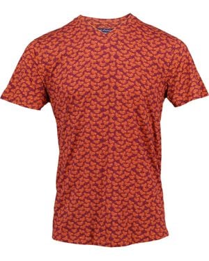 lords of harlech Maze Leaves Mulberry - Red