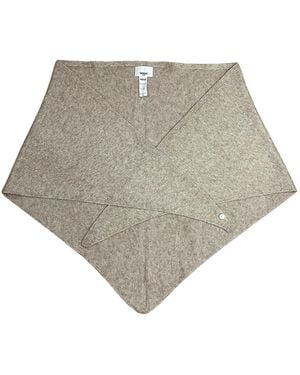 Nooki Design Neutrals Edwina Knitted Triangle Scarf - Grey
