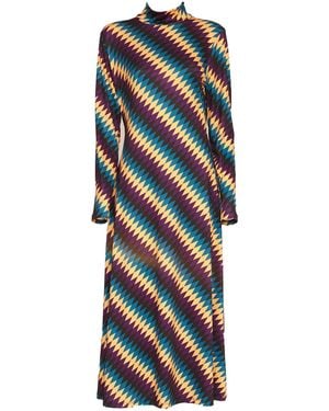 SOHUMAN Esaw Maxi Dress - Blue