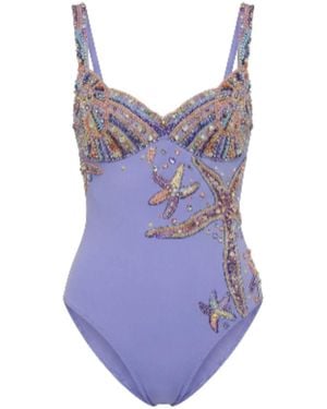 Oceanus Selene Sea Shell Swimsuit - Blue