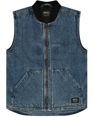 Wesc Denim Vest - Blue