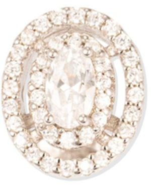BY EDA DOGAN Luna Halo Pearl Studs Earring - White