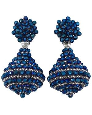 Fairchild Baldwin Chandelier Earrings Royal - Blue
