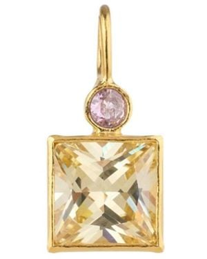 Firera Atelier Zirconium Charm Necklace - Metallic