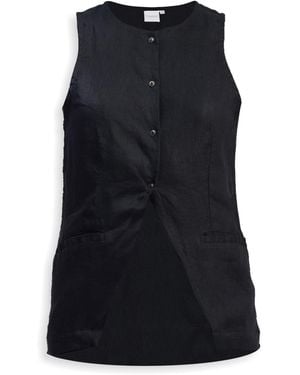 REISTOR Hemp Vest Jacket - Black