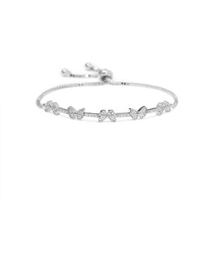 Shabella Nyc Butterfly Adjustable Bracelet - Metallic