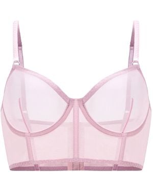 Zhilyova Unnamed Corset Bra - Pink