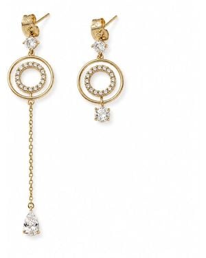 By Ozge Starlight Orbit Plated Earrings - Metallic
