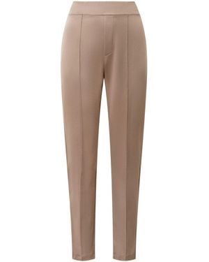 James Lakeland Neutrals Cigarette Taupe Trousers - Natural