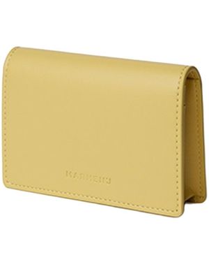 MARHEN.J Clover Apple Leather Business Card Wallet - Yellow