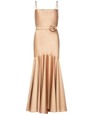 Roses Are Red Neutrals Melody Dress - Natural