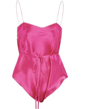 Maguy De Chadirac Classic Silk Teddy - Pink