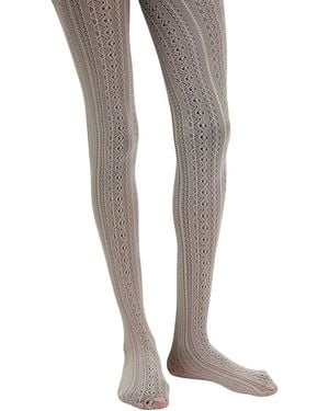 HIGH HEEL JUNGLE by KATHRYN EISMAN Sweet Lace Tight - Grey