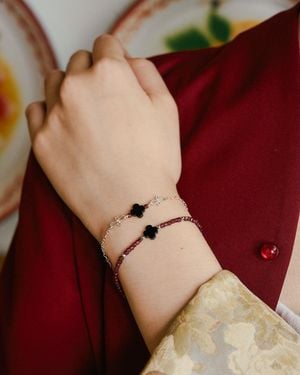 Inari Jewellery Sago Charm Bracelet - Red