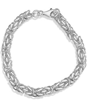 FV Jewellery Bijoux Large Byzantine Link Bracelet - Metallic