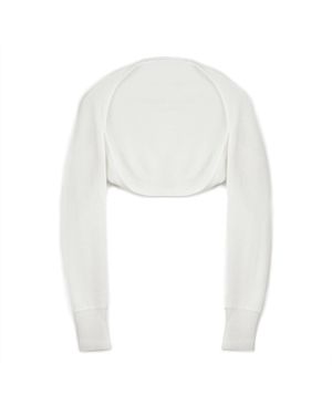 Zenzee Neutrals Cashmere Shrug - White
