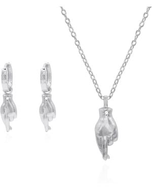 Luna Charles Fingers Crossed Gift Set - White