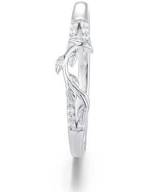 Azura Jewelry New York Rooted Hearts Ring Vermeil - White