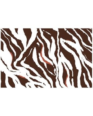 DHARA SHETH DUBAI Into The Wild Zebra Animal Print Resort Cotton Sarong - Multicolour