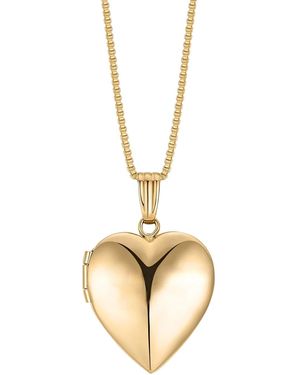 Katy Faye Valentina Heart Locket - Metallic