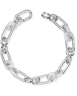 Meulien Infinity Circle Link Bracelet - Metallic