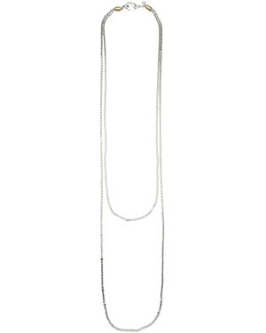 Sita Nevado Two Bombetas Necklace - White