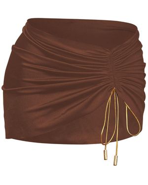 Capri Swim™ Resort Mini Skirt Chocolate - Brown