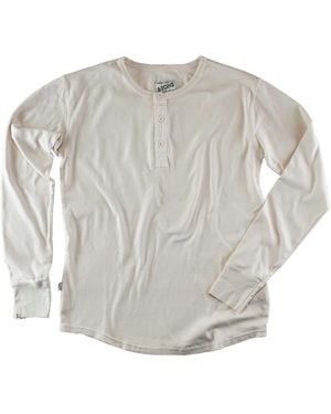 &SONS Trading Co Neutrals &Sons The New Elder Henley Shirt Raw - Grey